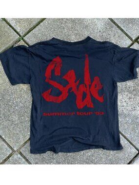 Sade 93 Tour Classic Black Graphic Band T-Shirt